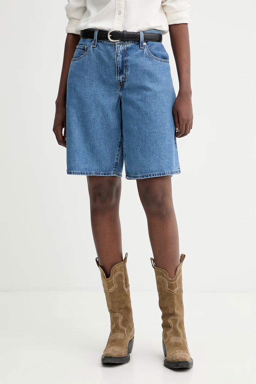 Levi's pantaloni scurți jeans BAGGY DAD JORT