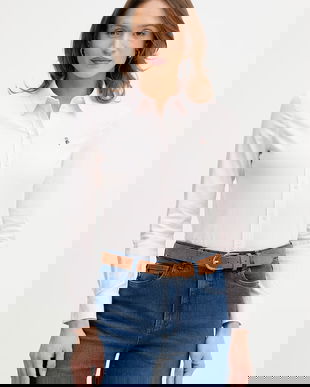 U.S. Polo Assn. cămașă STRIPE STRETCH CLASSIC FIT OXFORD