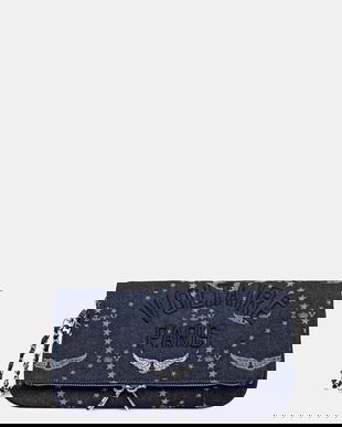 ZADIG&VOLTAIRE geantă ROCK DENIM MONOGRAM