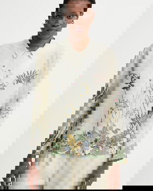 MUNTHE cămașă de mătase FAIZA