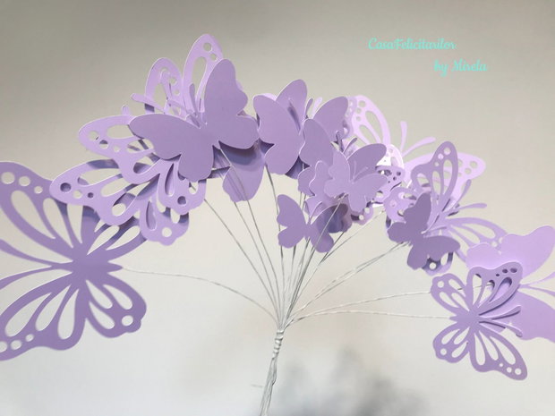 Fluturi pentru decor tort