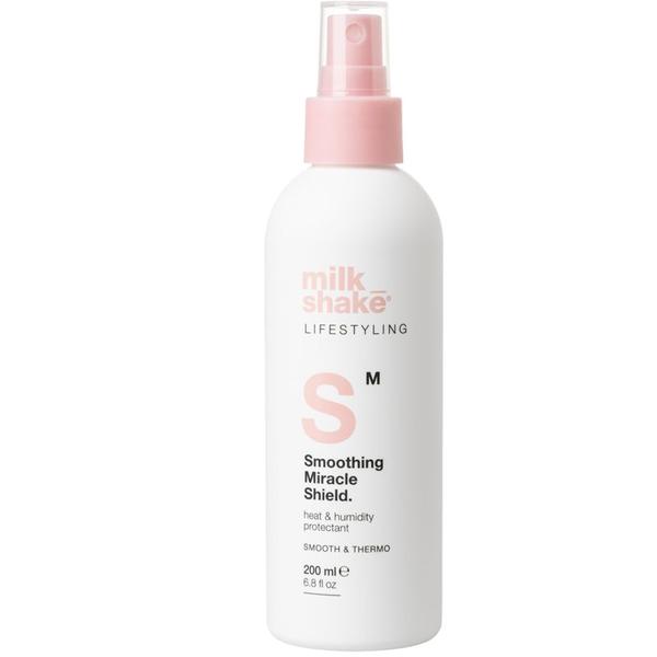 Spray Ultra-Usor de Par cu Protectie Termica si Efect Anti-Umiditate - Milk Shake Lifestyling Smoothing Miracle Shield, 200 ml