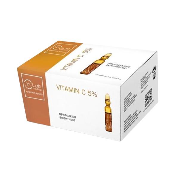 Fiole Sterile Vitamina C 5% Inlab Medical, Inlabmed025, 10x2 ml