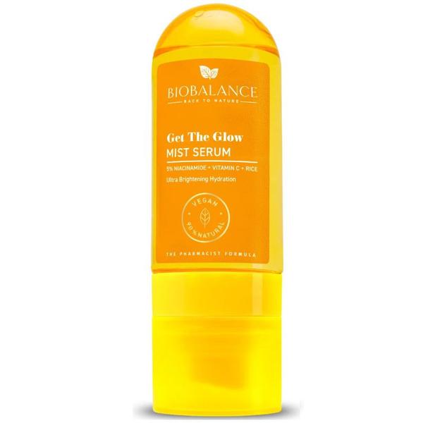 Ser Spray Facial Ultra Luminozitate si Hidratare - Bio Balance Get The Glow Mist Serum, 80 ml