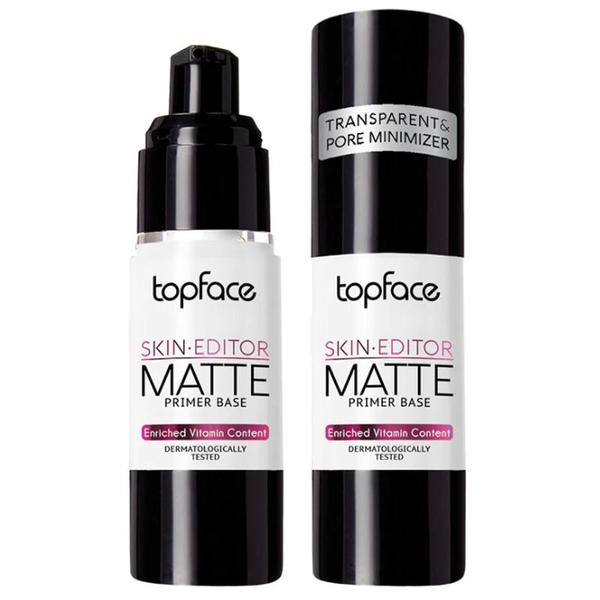 Baza de Machiaj Matifianta Transparenta pentru Minimizarea Porilor - Topface Skin Editor Matte Primer Base, 31 ml