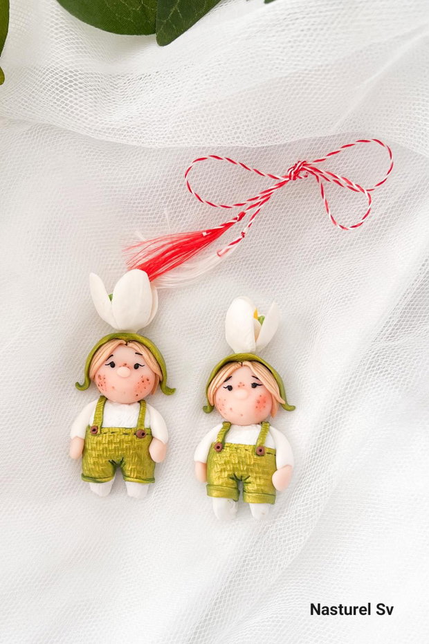 Brosa martisor: Ghiocel