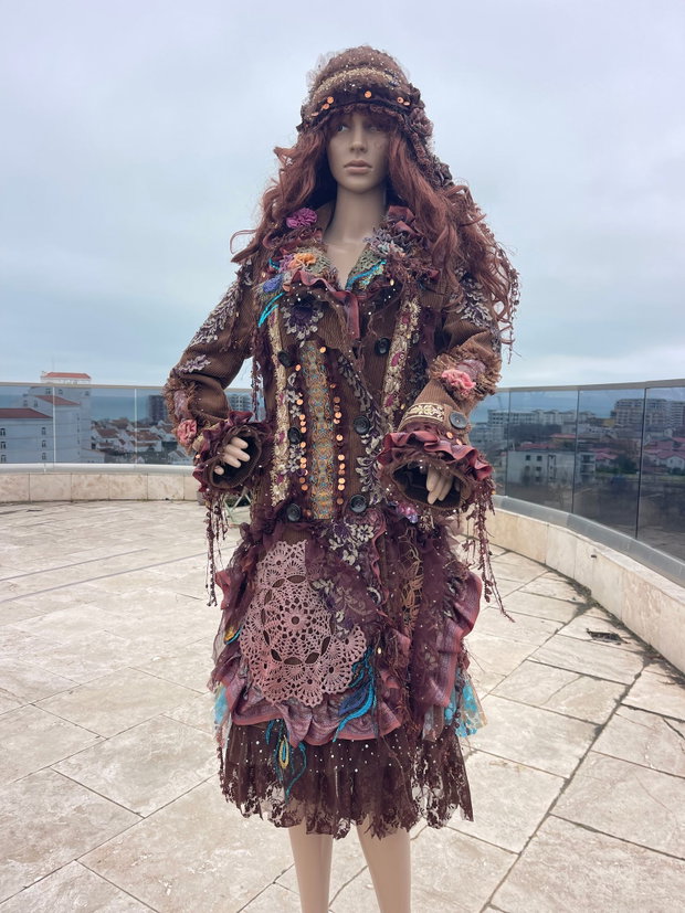 Palton cu aer boem, reinterpretat Autumn Dream