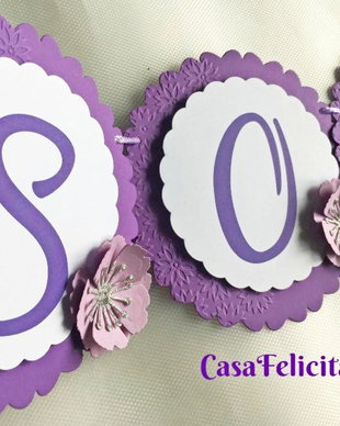 Ghirlandă botez Prințesa Sofia