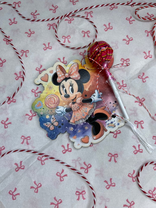 Martisor Minnie Mouse cu acadea