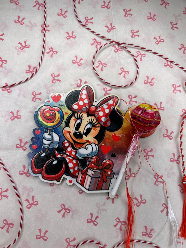 Martisor Minnie Mouse cu acadea