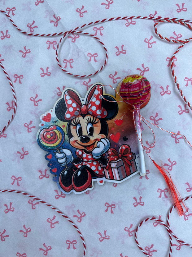 Martisor Minnie Mouse cu acadea