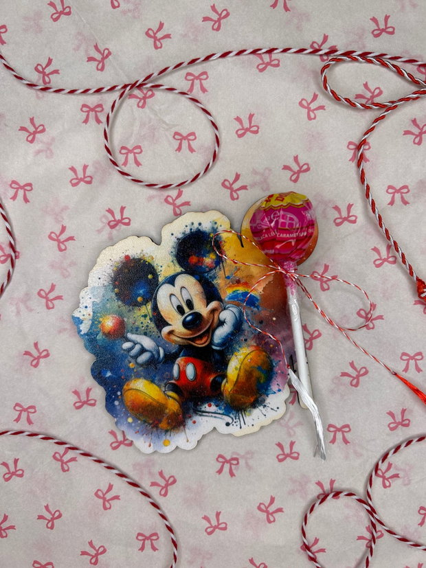 Martisor Mickey Mouse cu acadea
