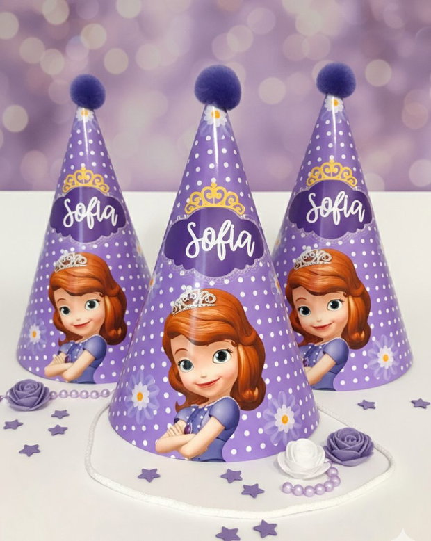 Coif petrecere Prințesa Sofia personalizat