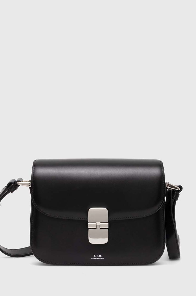 A.P.C. poseta de piele sac grace small