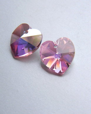 Pandantiv Swarovski - inima 18 mm - 223AB