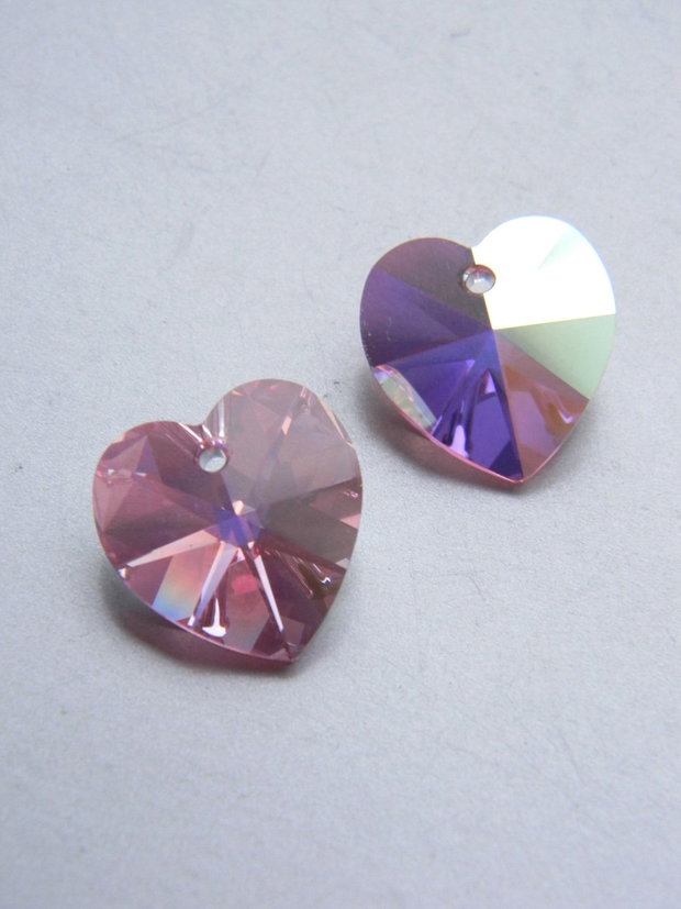 Pandantiv Swarovski - inima 18 mm - 223AB