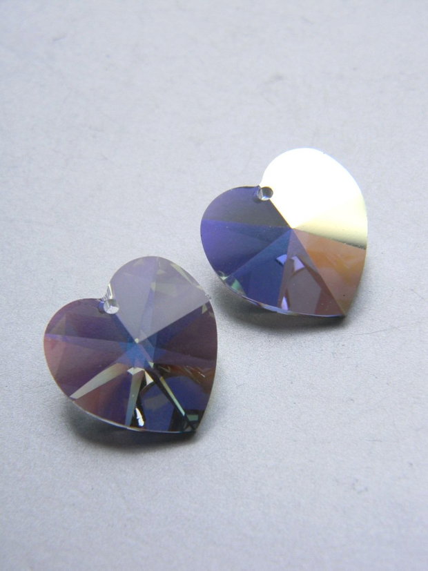 Pandantiv Swarovski - inima 18 mm - 215AB