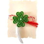 Martisor Trifoi 4 Foi cu Cristal