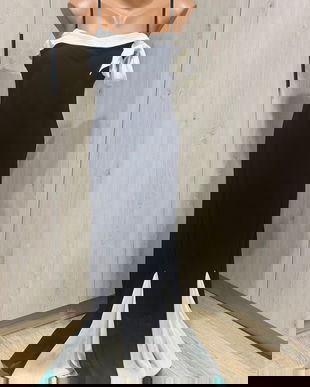 ELEGANTA SI RAFINATA ROCHIE ALB/NEGRU VASCOZA MARIME 12