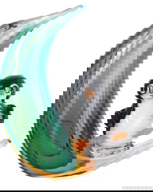 Vaza pinguin din sticla Murano