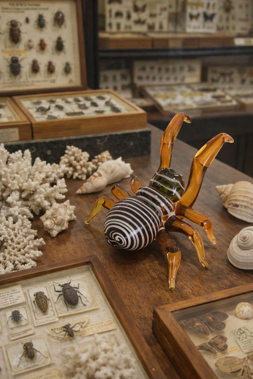 Paianjen-figurina din sticla Murano