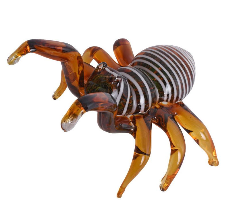 Paianjen-figurina din sticla Murano