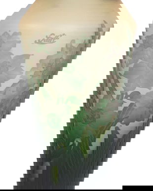 Narcise-vaza din sticla Galle