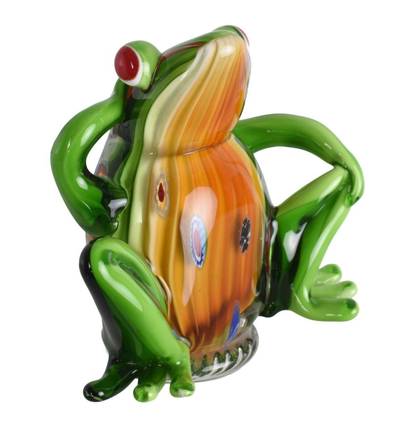 Printul broscoi-figurina din sticla Murano