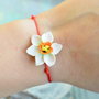 Narcisa alba- Bratara martisor