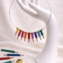 Colier creioane colorate 00482