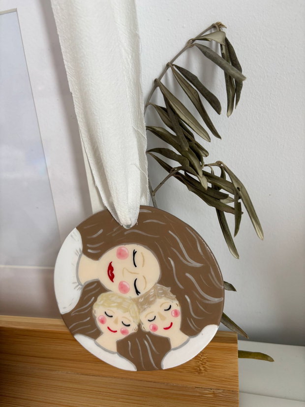 Mini tablou rotund