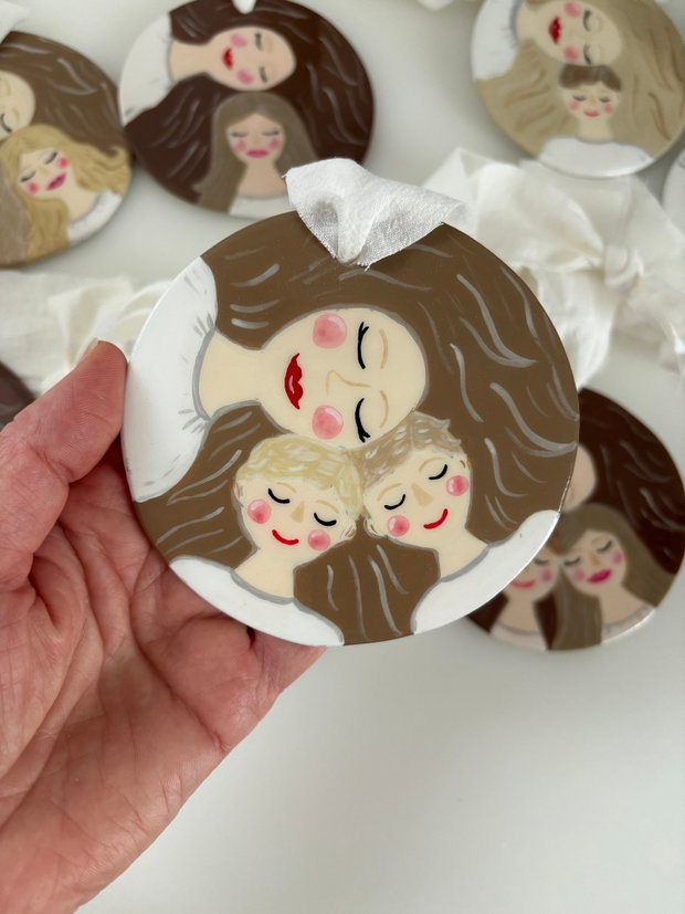 Mini tablou rotund