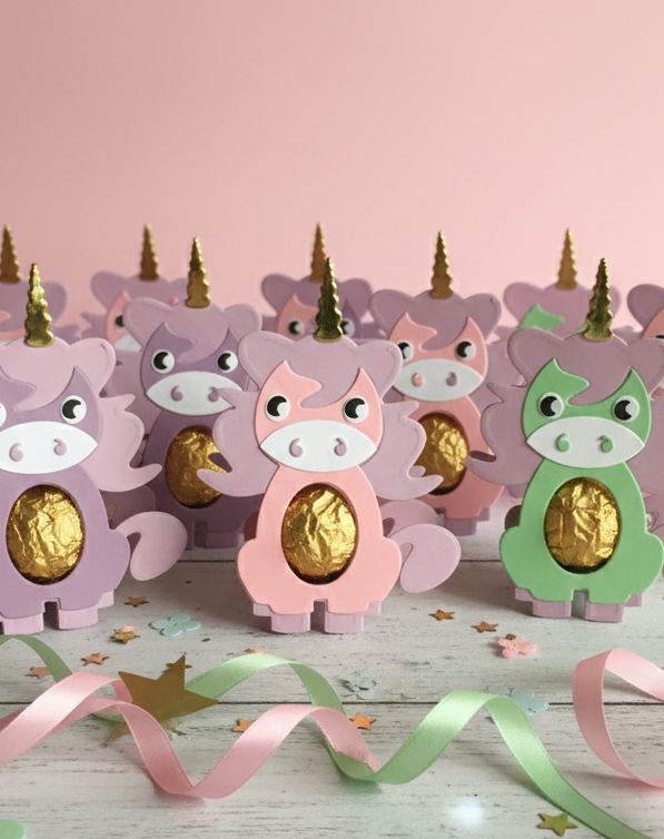 Cutii mărturii formă de unicorn