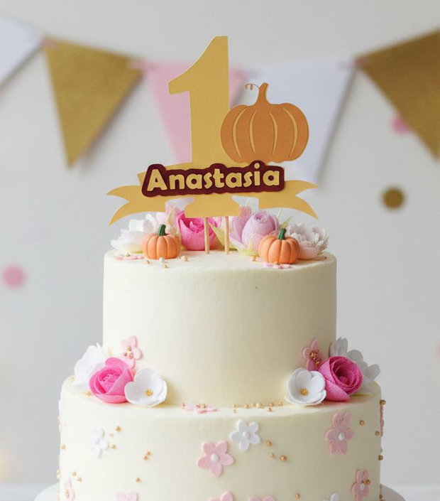 Topper tort 1 an- Dovlecel/pumpkin