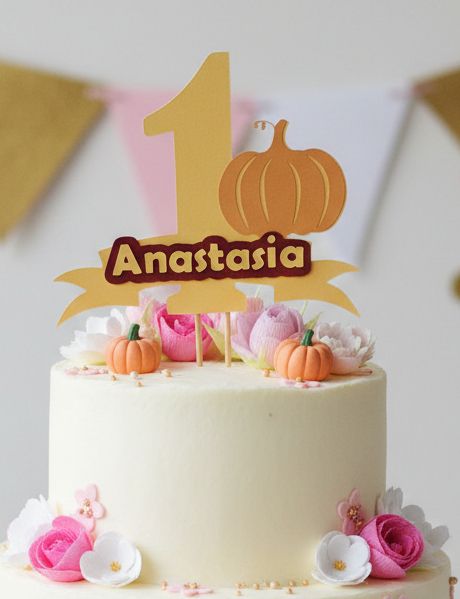 Topper tort 1 an- Dovlecel/pumpkin