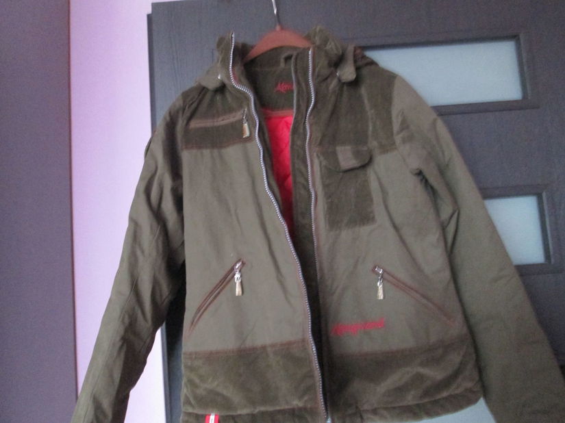 geaca kaki cu gluga  36/XS