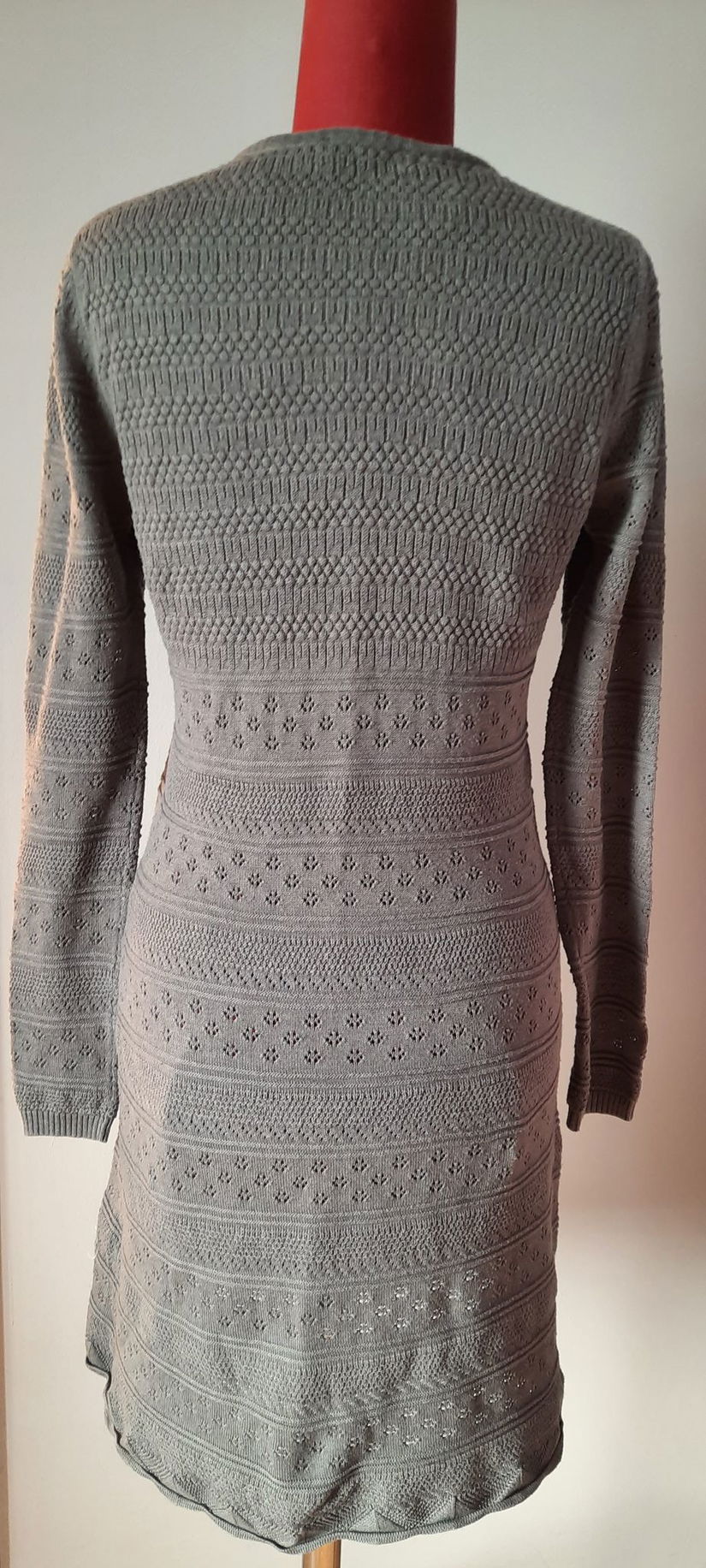 Rochie din tricot gri