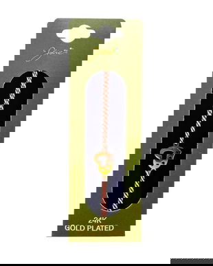 Mărțișor Brățară cu Inimioara , Placată cu Aur 24K, Șnur Tradițional Roșu-Alb