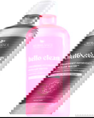 Apa Micelara cu Aminoacizi, Pentavitin, Centella Asiatica - Bio Balance Hyaluronic Hydration Micellar Water Hello Clean, 500 ml