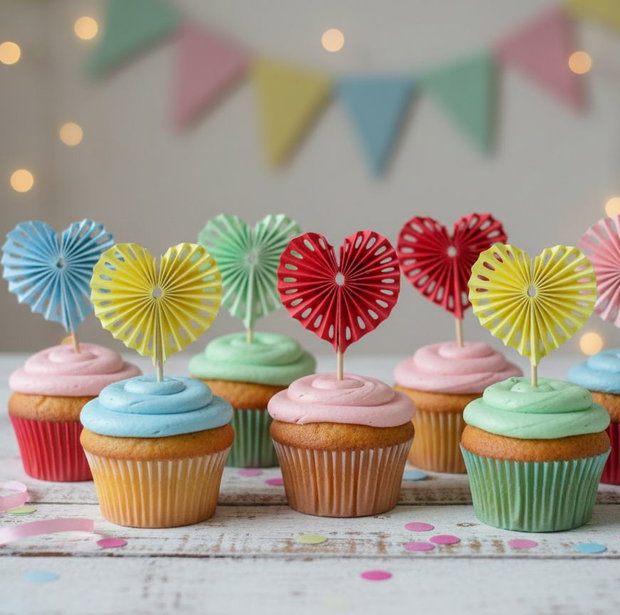 Toppere inimioare pentru candy bar
