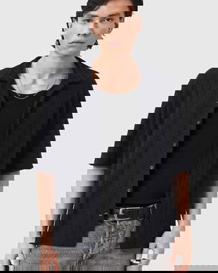 AllSaints cămașă din bumbac TRACE