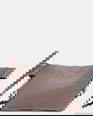 AllSaints geantă de mână din piele întoarsă MARLO