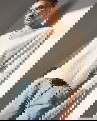 Medicine Pulover de damă ajurat