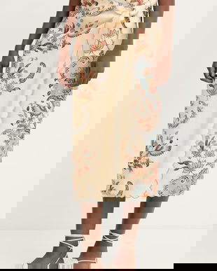 Farm Rio fustă din in