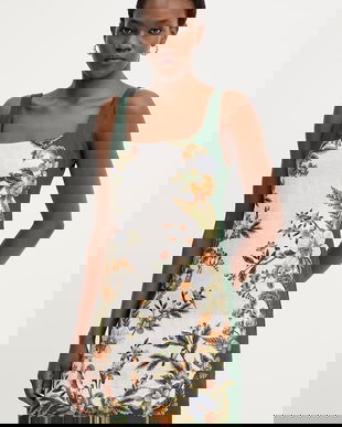 Farm Rio rochie din in