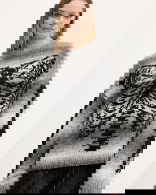 The Ragged Priest pulover din amestec de lână