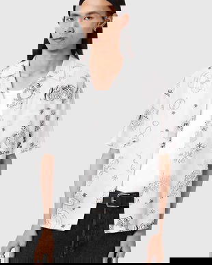 AllSaints cămașă cu in TERRA