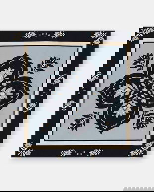 Les Deux eșarfă din bumbac Arabesque