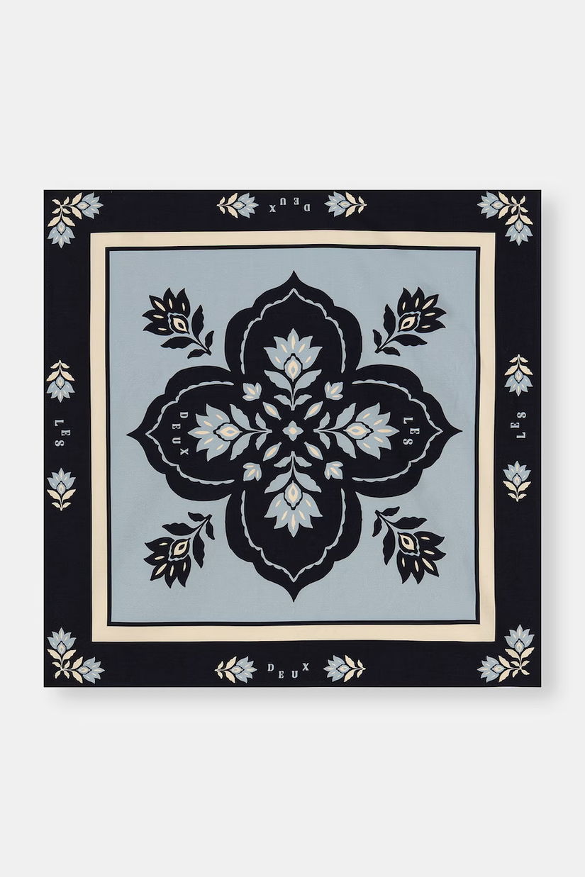 Les Deux eșarfă din bumbac Arabesque