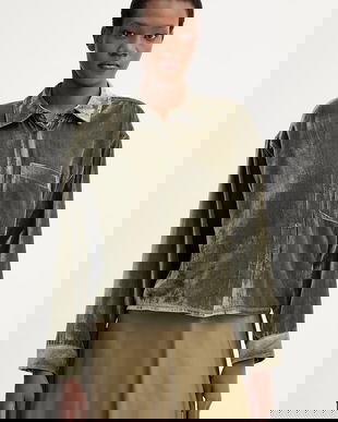 American Vintage cămașă de catifea